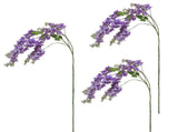 3 Pcs Artificial Wisteria Flowers Branches Fake 39 Inch Long Stems Silk Wisteria Flowers String for V1294-YM0901-241218HL06-4