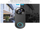 Wireless 1080p Video Doorbell Camera, AI Human Detection, Live View, Way Audio Included Chime, Night V1192-AZ-W-14711