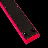 2.4m Gymnastics Folding Balance Beam Pink Synthetic Suede V63-827851