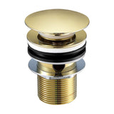 2020 new Burnished Brass gold Brushed Pop Up Waste Plug 40 mm NO Overflow V549-IF_FB1957F1
