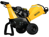 Ducar 70P 3600 RPM Wood Chipper with E-Start Shredder Mulcher Grinder Yellow Black WCP-70P-YLBK