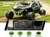 Rigo Kids Electric Ride On Car Black Pink Ride-On Toy with Remote Control RCAR-RANGEROVER-BKXPK
