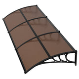 Awnings for Door Entrance, 965 x 2957 mm, Exterior Front Door Window Awnings with Drainage & ABS V952-GDSZYP40120Y8FUG0001V0