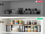 Cefito Kitchen Storage Shelves Rack Cupboard Cabinet Organiser Set of 2 DR-D-2SET-WD