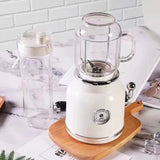 Mini Blender with Double Cup Retro Shake and Ice Crush Maker Countertop Juice Blender with Stainless V1294-YM0718-3113220212712