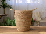 Straw Woven Baskets Vase Ornaments Living Room Flower Arrangements Dried Flowers Wicker Flower Pots V1294-YM0626-230113AH01-2