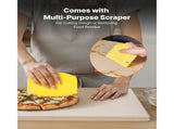 Pizza Stone, 508 x 355 mm Rectangular Cordierite Pizza Stone, Extra Large Baking-Stone with PP V952-PSSJQSJX2014UO3YE001V0