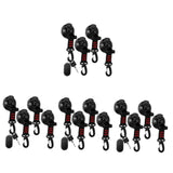 Sturdy Suction Cup Hooks ABS Nylon Easy to Use Home Assorted Color V1369-AZ3-W-18024