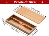 Wooden Cutlery Box with Lid, Small Drawer Organizer Kitchen, in for Spoon Utensil Chopsticks Kitchen V1259-DP01-A-825