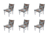 6PCS High Elasticity Chair Cover Removable Washable Dustproof Home Hotel Dining Chair CoversType 4 V1294-YM0523-3117220049014