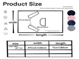 Blue 180 x 120CM Extra Large Wearable Wrap Blanket with Sleeves and Large Pocket, Cozy Thickened V888-ELOSUNG52507