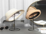 14-Inch Black Metal Wire Hat Holder Display Stand, Tabletop Wig, Toupee, Cowboy Hat, Rack, Set of 2 V1192-AZ-W-10307