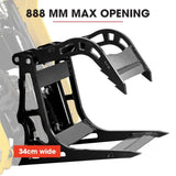 BAUMR-AG Stump Bucket Grapple Fork Accessory for BSR5000 Mini Loader Skid Steer, Quick Connect V219-GSDACCPCLG4A