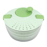 Salad Spinner Plastic Time Saving Fast Mixing Washable Rotatable Veggie Washer for Kitchen Green V1294-YM0703-3118230005511