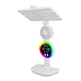 LED Desk Lamp Touch Control Rechargeable Stepless Dimmable Foldable Time Date Temperature Desk Light V1294-YM0901-3119240123411