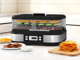 Spector 5 Trays Stainless Steel Food Dehydrator Dryer KT1024-BK-AU