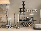 Candle Holder Ornament Stainless Steel Candlestick Holder Household Desktop Sculpture Decoration V1294-YM0703-3115230006813