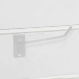 30Pcs Slatwall Design Tool Hanger Hooks White for Workshop V1370-AZ4-16982