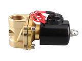 220V DN15 1/2" Electric Normal Closed Valve Electromagnetic Valve for Water Oil Air Gas V1294-YM0901-JY01042