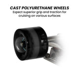 Kryptonics 26-inch Skateboard Mini Cutaway Cruiser Board - 89 IS Fine BS-169637