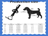 Dog Pulling Harness, Reflective X-Back Mushing Harness, Adjustable Weight Dog Sled Harness for V1370-AZ4-12425