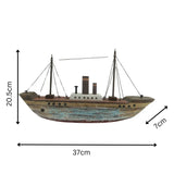 Handcrafted Ship Ornament 37cm V637-12807SHP