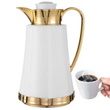 33.82 Fl Oz Thermal Coffee Carafe, Arabic-Style Coffee Pot, Insulated Vacuum Flask with V1369-AZ3-W-08768