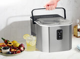 Spector Portable Ice Maker Machine Ice Cube Tray 12kg Bar Countertop Self Clean ICE1007-12KG-SL-AU