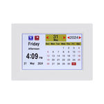 Artiss 8" Digital Day Clock Calendar Alarm White DDC-8INCH-WH