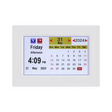 Artiss 8" Digital Day Clock Calendar Alarm White DDC-8INCH-WH