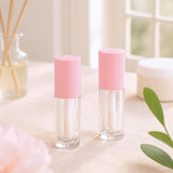 30 Pcs Pink 6ml Empty Lip Gloss Tubes with Wand Bulk Lip Refillable Gloss Containers Cosmetic V1258-DP02-C-3187