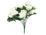 Artificial Roses with Long Stem Simulated Silk Flowers Real Looking Fake Roses Bouquet for V1294-YM0901-3115230060911