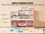 Kitchen Playset Kids Pretend Cooking Play Toy 24 Piece Accessories Pink V952-ZTCFWJTZFSYTB3XWQV9