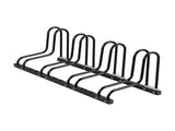 Weisshorn 4 Bike Floor Stand Rack Fits 20"-29" MTB Tires for Garage Storage BIKE-4-U-BK