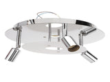 GU10 Household Ceiling Lamp 3 Heads Round Ceiling Lamp Modern Ceiling Light for Bedroom Living Room V1294-YM0714-3119210321411