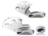 Seamanship Reclining Captain Boat Seat 90&deg-155&deg Recline, 19cm Thick Cushion BS-B-ARMREST-GR