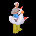 CHICKEN Fancy Dress Inflatable Suit - Fan Operated Costume V63-816903