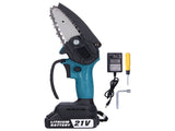 Charging Chainsaw Brushless Motor Cutting Trees Household Pruning 4 Inch Electric Saw MT Battery V1294-YM0901-3114210056611