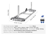 Chainsaw Mill, Portable Sawmill 14"-48" Guide Bar, Galvanized Steel Chainsaw Planking Mill with V952-HXQGLJZJLMDGKDA5DV0