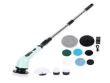 Electric Spin Scrubber Adjustable Length Waterproof 9 Replaceable Brush Heads Handheld Cordless V1294-YM0901-3113240185511