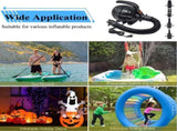 Electric Air Pump for Inflatable Air Tumble Track Gymnastics Mat,Raft Boat Electric Pump with 4 V1366-AZ2-W-03649