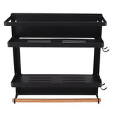 Magnetic Fridge Spice Rack Foldable Multifunctional Adjustable Durable Refrigerator Side Shelf for V1294-YM0706-3118230257411