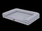 Pawz Cooling Orthopedic Dog Bed Waterproof Lining Washable Memory Foam Grey S PT1423-GY-S-AU