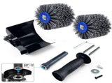 Nylon Abrasive Wire Drum Polishing Wheel Portable Belt Sander and Angle Grinder, Rotary Brush V1341-ZY-MJAL6ZDC-UNCTHREAD2WHEELS