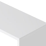 Levede Side Table with Magazine Rack Small End Table NI1062-WH-AU