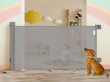 BoPeep Retractable Baby Safety Gates 300cm Grey 300 cm KD1134-300-GY