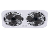 Portable Desktop Fan Rotating USB Rechargeable Quiet Cooling Hanging Dual Head Table Fan for Bedroom V1294-YM0901-3113260000911