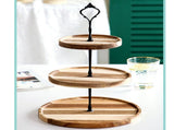 Wood Dessert Stand Rack Environmental Simple Vintage Wooden Dessert Display Tray Stand for Dessert V1294-YM0626-3118220331613