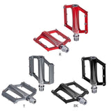 1pair Ultra-light Pedals Aluminum Alloy Bearing Pedal for Road Bike Folding Bike Cycling Accessories V1370-AZ4-12697