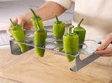 Tyidzon 18 Hole Jalapeno Popper Holder for Grill, Grilling Accessories with Handle, Stainless Steel V1189-LWWAL-20260325-01193